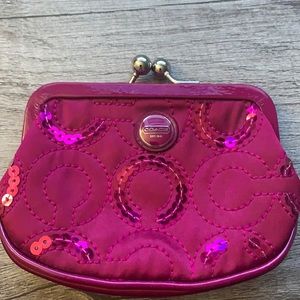 Authentic coach change purse. Never used, without tags
